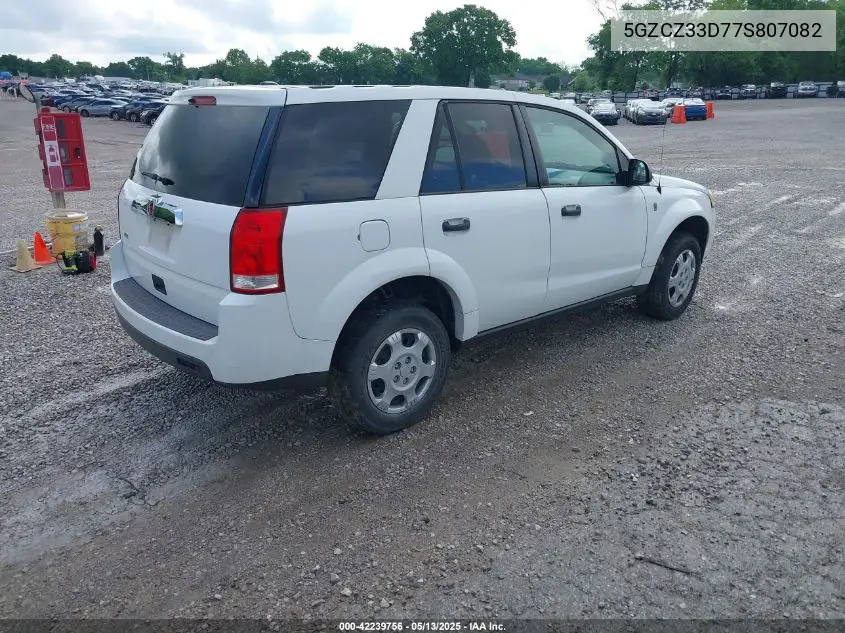 2007 Saturn Vue 4 Cyl VIN: 5GZCZ33D77S807082 Lot: 42239756