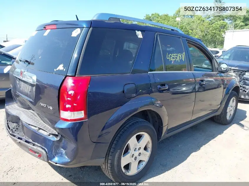 2007 Saturn Vue V6 VIN: 5GZCZ63417S807354 Lot: 42551877