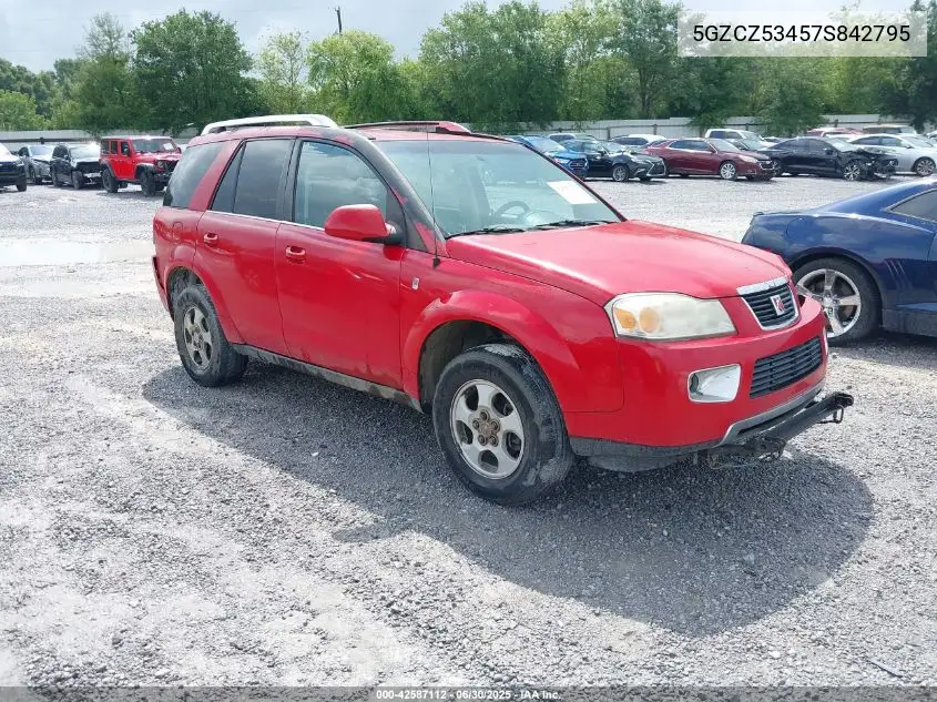 2007 Saturn Vue V6 VIN: 5GZCZ53457S842795 Lot: 42587112