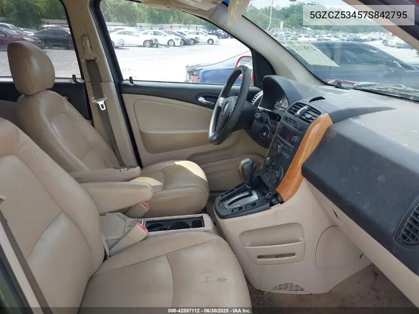 2007 Saturn Vue V6 VIN: 5GZCZ53457S842795 Lot: 42587112