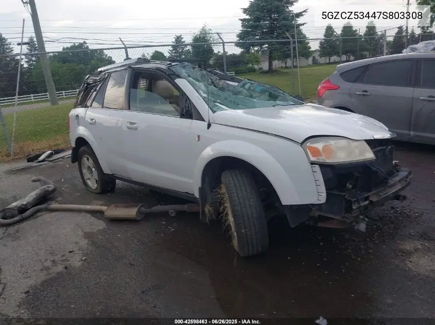 2007 Saturn Vue V6 VIN: 5GZCZ53447S803308 Lot: 42598463