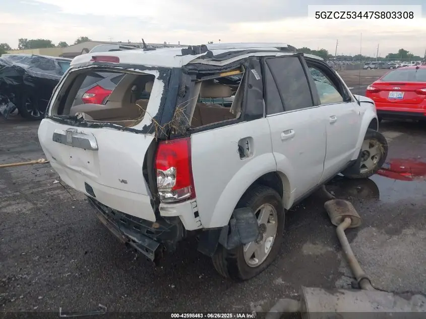 2007 Saturn Vue V6 VIN: 5GZCZ53447S803308 Lot: 42598463
