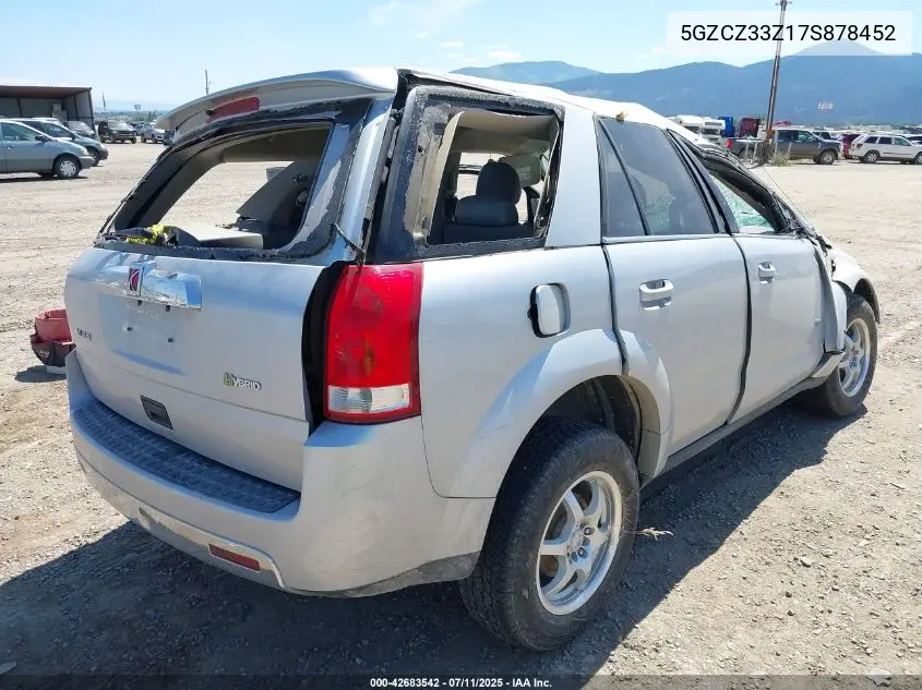 2007 Saturn Vue Hybrid VIN: 5GZCZ33Z17S878452 Lot: 42683542