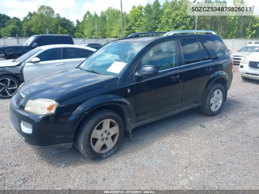 2007 Saturn Vue V6 VIN: 5GZCZ53487S826011 Lot: 42689743
