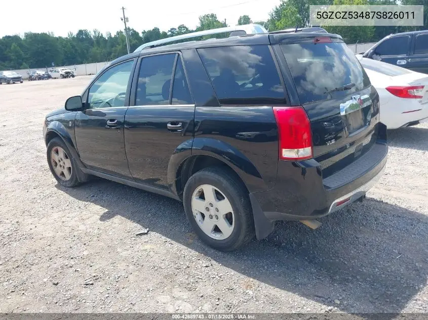 2007 Saturn Vue V6 VIN: 5GZCZ53487S826011 Lot: 42689743