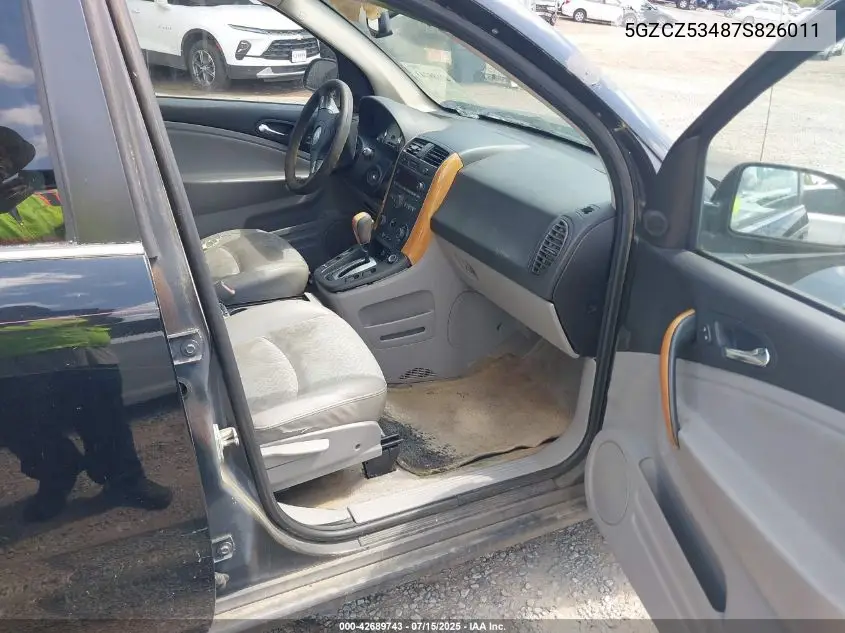 2007 Saturn Vue V6 VIN: 5GZCZ53487S826011 Lot: 42689743