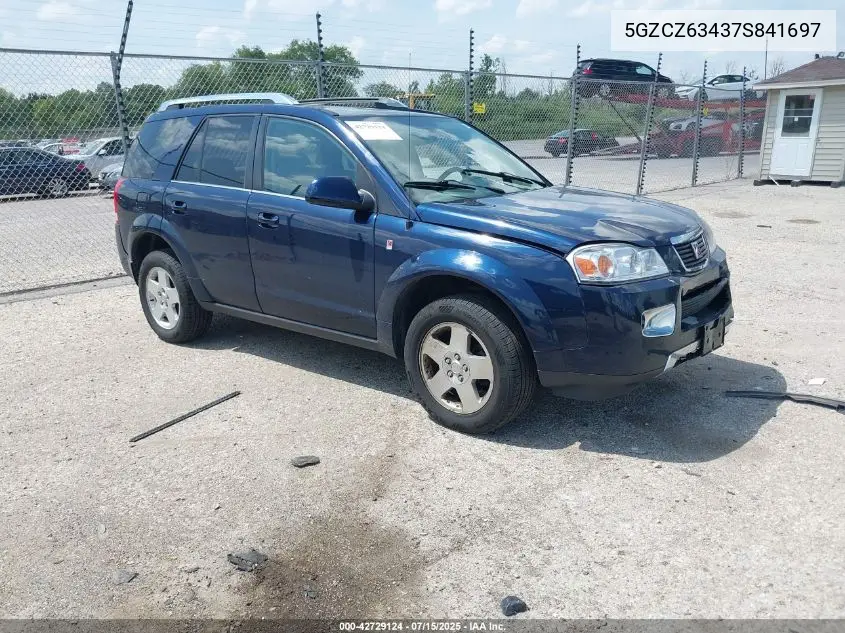 2007 Saturn Vue V6 VIN: 5GZCZ63437S841697 Lot: 42729124