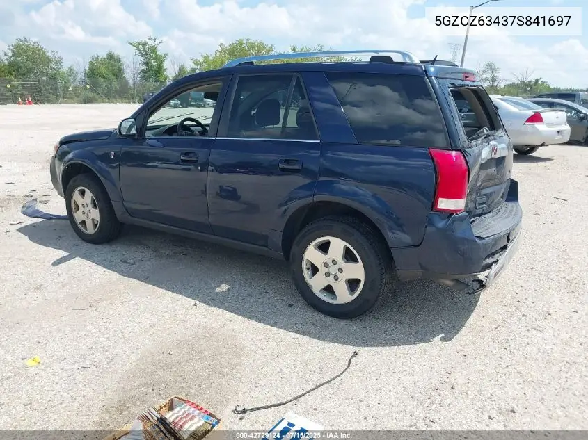 2007 Saturn Vue V6 VIN: 5GZCZ63437S841697 Lot: 42729124