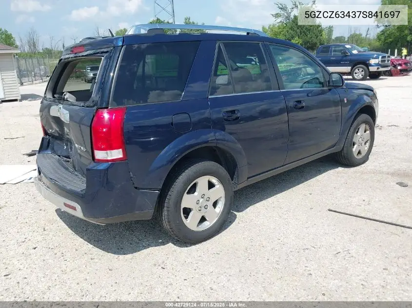 2007 Saturn Vue V6 VIN: 5GZCZ63437S841697 Lot: 42729124