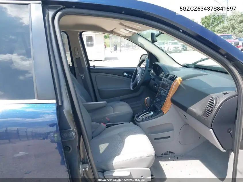 2007 Saturn Vue V6 VIN: 5GZCZ63437S841697 Lot: 42729124