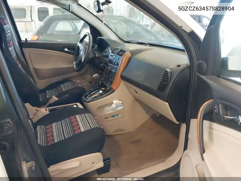 2007 Saturn Vue V6 VIN: 5GZCZ63457S828904 Lot: 42744025