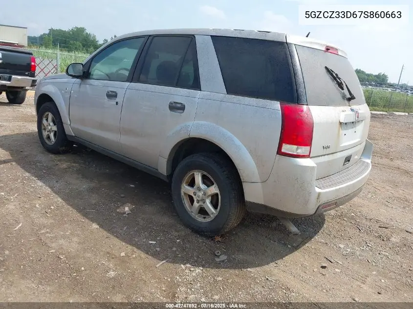2007 Saturn Vue 4 Cyl VIN: 5GZCZ33D67S860663 Lot: 42747892