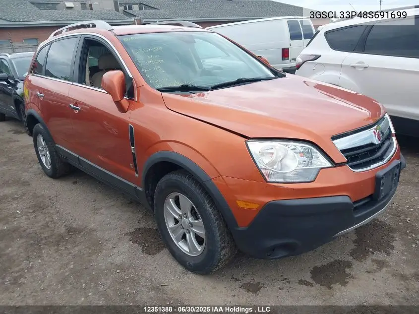 3gscl33p48s691699 3GSCL33P48S691699 2008 Saturn Vue Xe