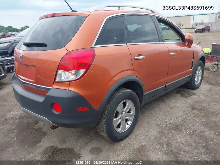 3gscl33p48s691699 3GSCL33P48S691699 2008 Saturn Vue Xe