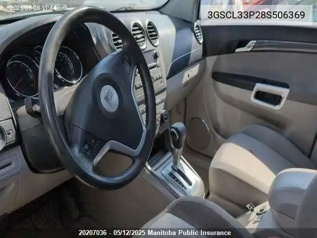 2008 Saturn Vue Xe VIN: 3GSCL33P28S506369 Lot: 20207036