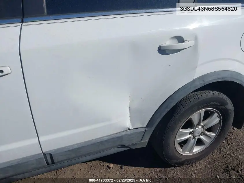 2008 Saturn Vue V6 Xe VIN: 3GSDL43N68S564820 Lot: 41703372