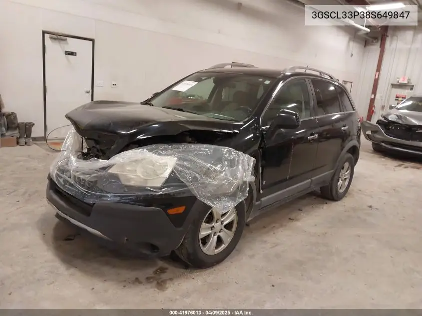 2008 Saturn Vue Xe VIN: 3GSCL33P38S649847 Lot: 41976013