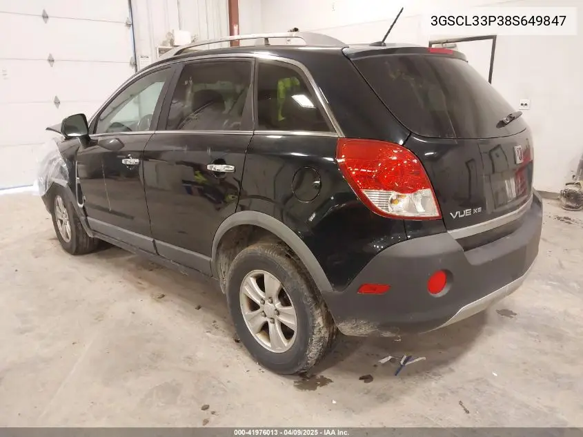 2008 Saturn Vue Xe VIN: 3GSCL33P38S649847 Lot: 41976013