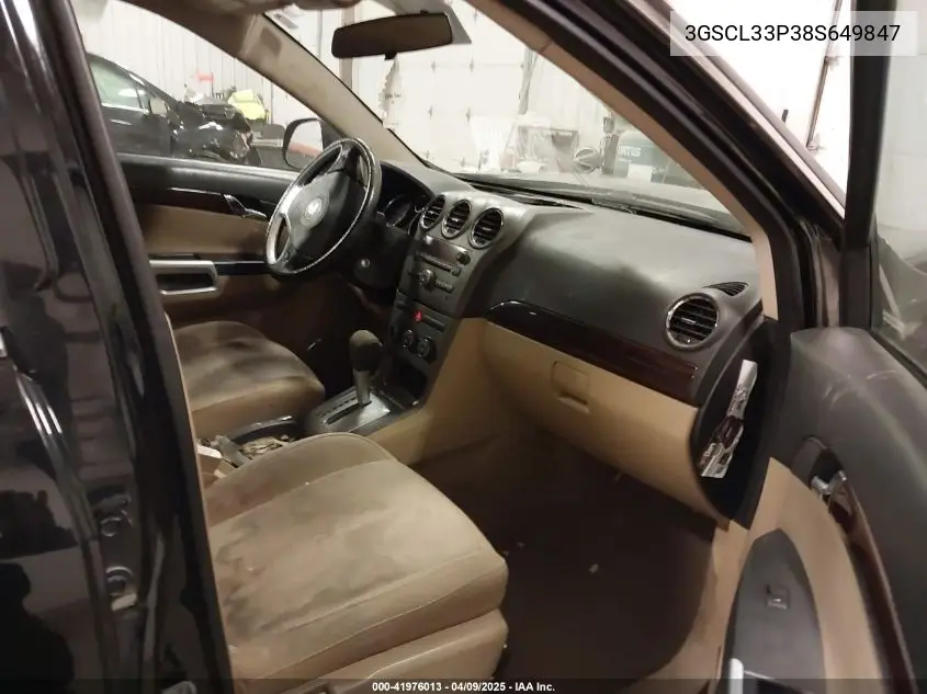 2008 Saturn Vue Xe VIN: 3GSCL33P38S649847 Lot: 41976013