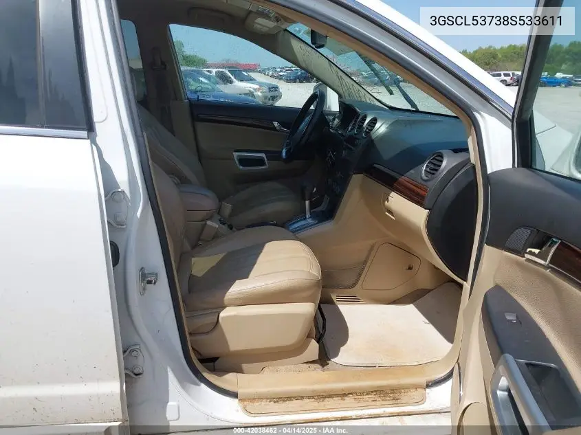 2008 Saturn Vue V6 Xr VIN: 3GSCL53738S533611 Lot: 42038462