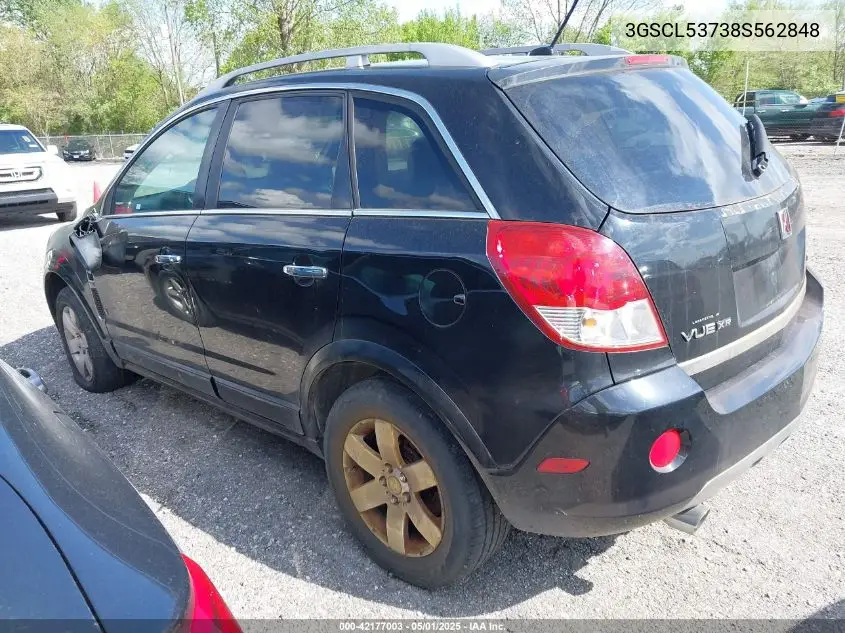 2008 Saturn Vue V6 Xr VIN: 3GSCL53738S562848 Lot: 42177003