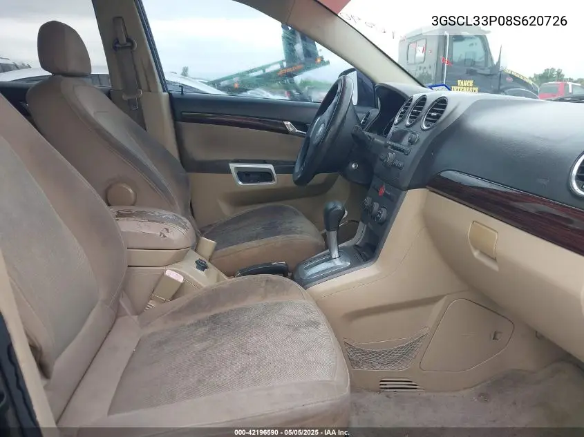 2008 Saturn Vue 4-Cyl Xe VIN: 3GSCL33P08S620726 Lot: 42196590