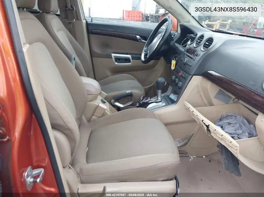 2008 Saturn Vue V6 Xe VIN: 3GSDL43NX8S596430 Lot: 42197557