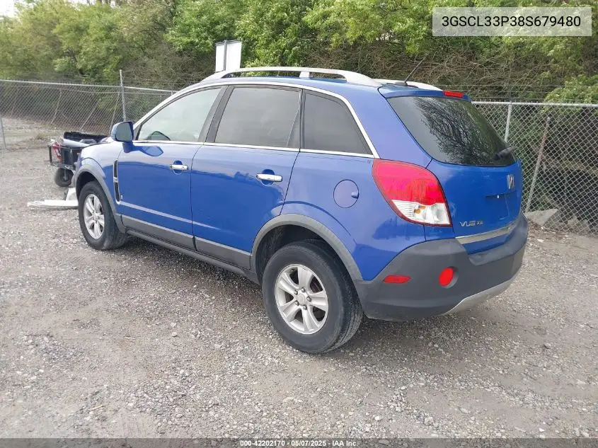 2008 Saturn Vue 4-Cyl Xe VIN: 3GSCL33P38S679480 Lot: 42202170