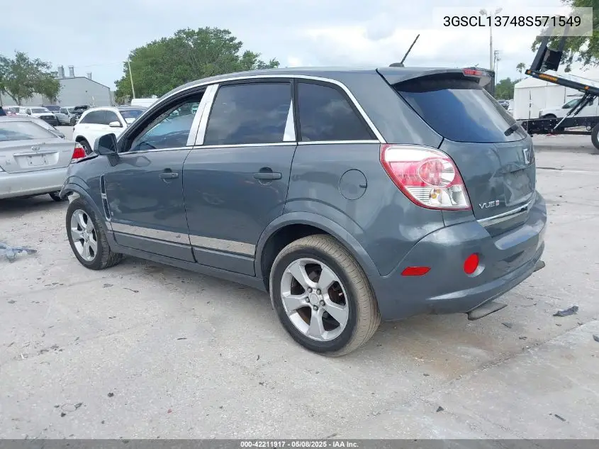 2008 Saturn Vue Red Line VIN: 3GSCL13748S571549 Lot: 42211917