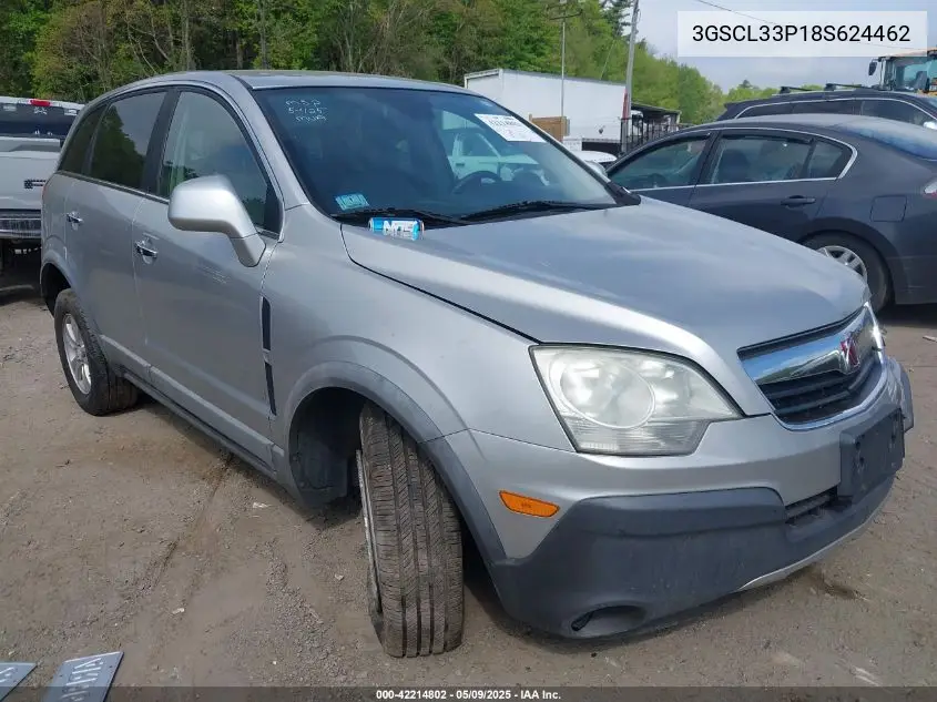 2008 Saturn Vue 4-Cyl Xe VIN: 3GSCL33P18S624462 Lot: 42214802