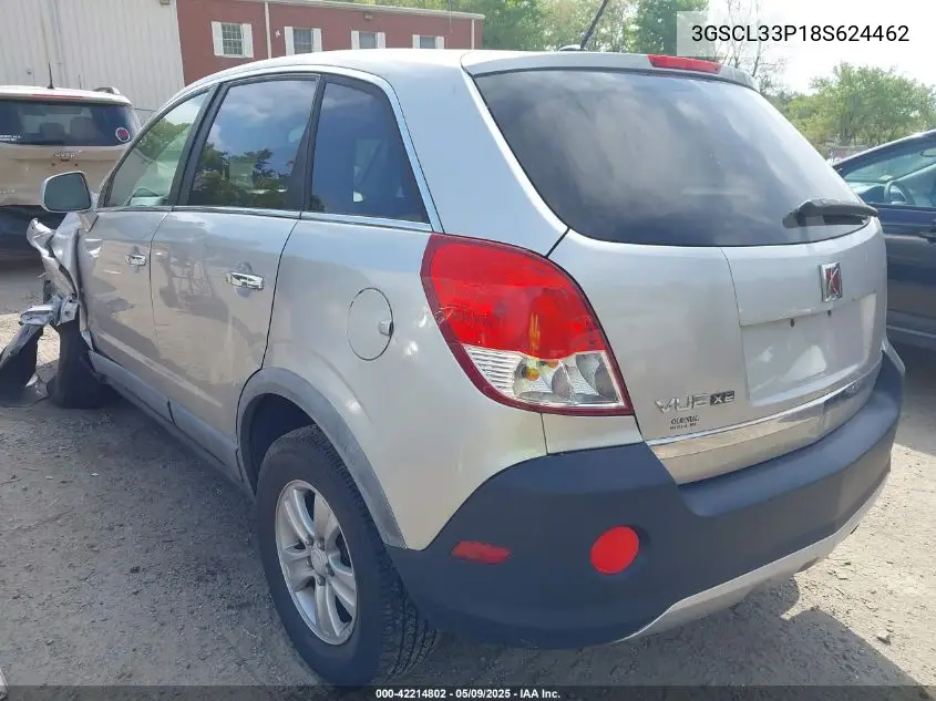 2008 Saturn Vue 4-Cyl Xe VIN: 3GSCL33P18S624462 Lot: 42214802