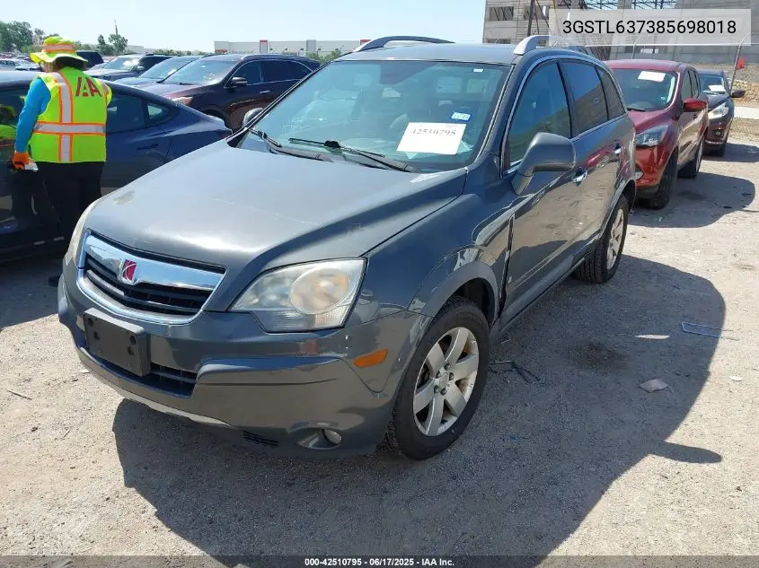 2008 Saturn Vue VIN: 3GSTL637385698018 Lot: 42510795