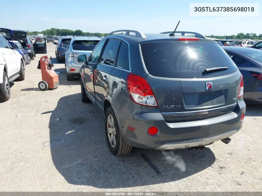 2008 Saturn Vue VIN: 3GSTL637385698018 Lot: 42510795