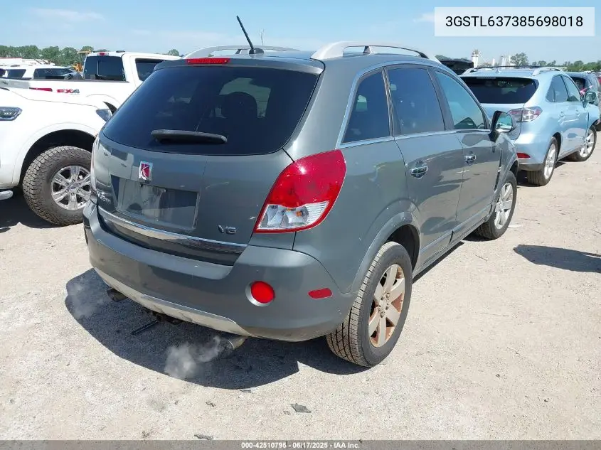 2008 Saturn Vue VIN: 3GSTL637385698018 Lot: 42510795