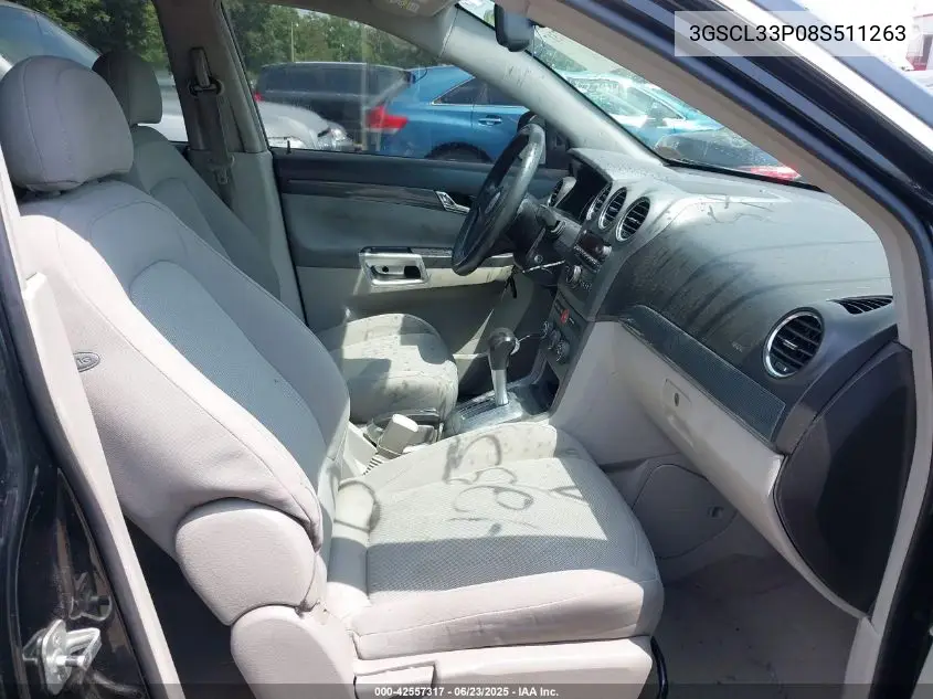 2008 Saturn Vue 4-Cyl Xe VIN: 3GSCL33P08S511263 Lot: 42557317