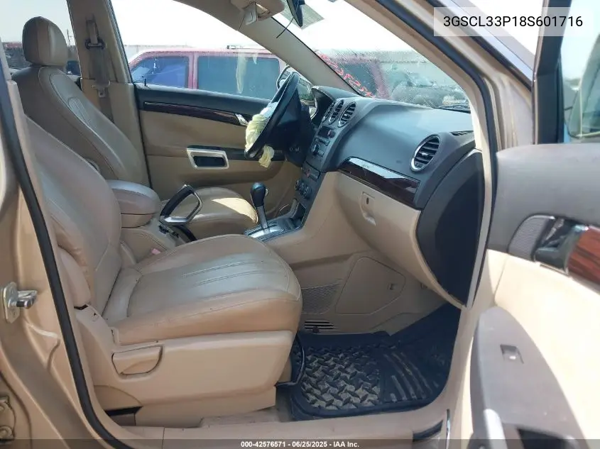 2008 Saturn Vue 4-Cyl Xe VIN: 3GSCL33P18S601716 Lot: 42576571