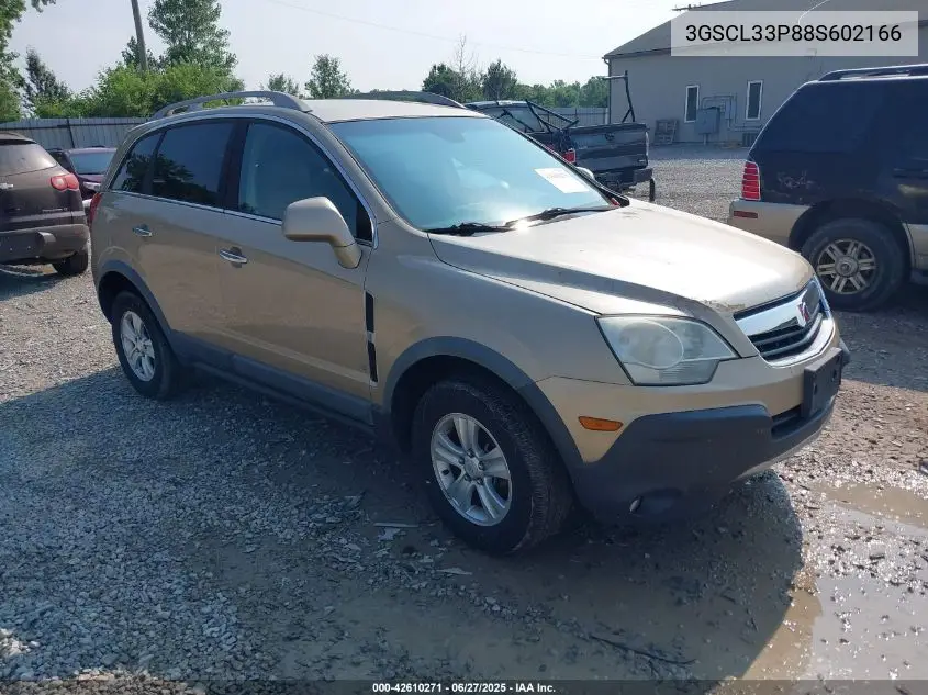 2008 Saturn Vue 4-Cyl Xe VIN: 3GSCL33P88S602166 Lot: 42610271