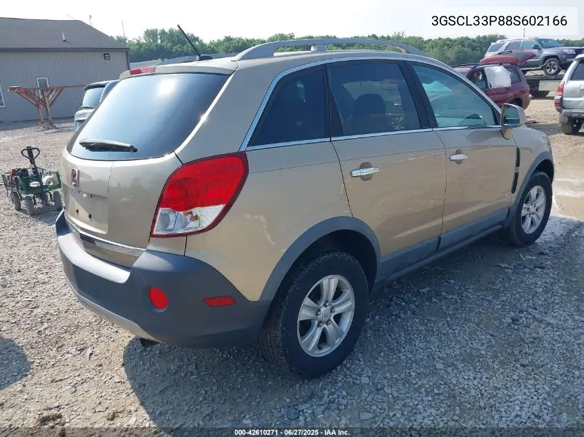 2008 Saturn Vue 4-Cyl Xe VIN: 3GSCL33P88S602166 Lot: 42610271