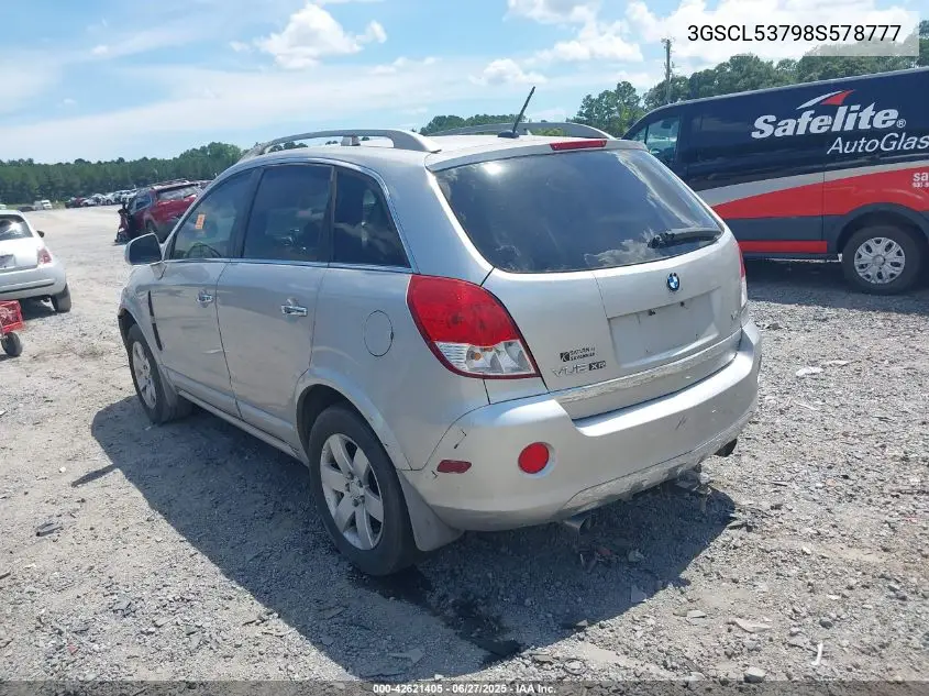 2008 Saturn Vue V6 Xr VIN: 3GSCL53798S578777 Lot: 42621405