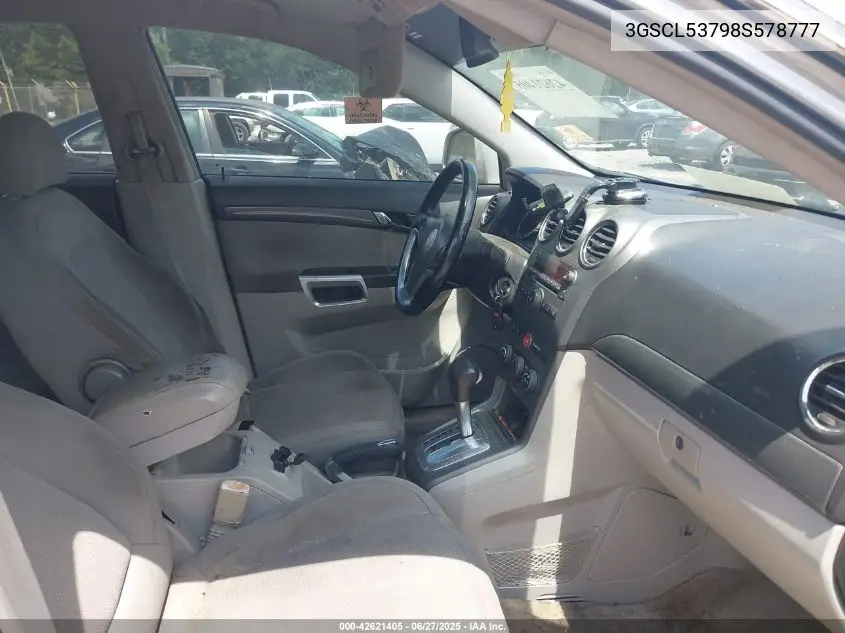 2008 Saturn Vue V6 Xr VIN: 3GSCL53798S578777 Lot: 42621405