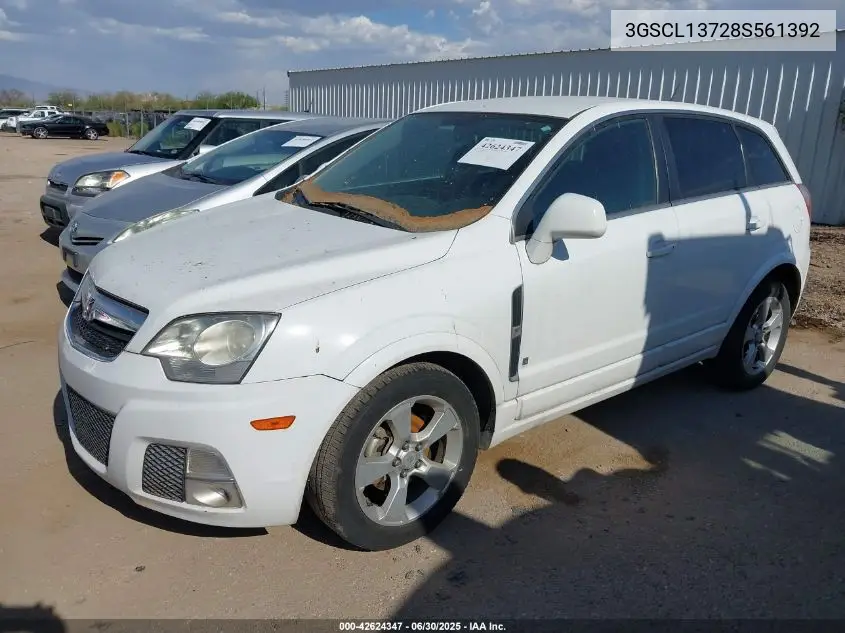 2008 Saturn Vue Red Line VIN: 3GSCL13728S561392 Lot: 42624347