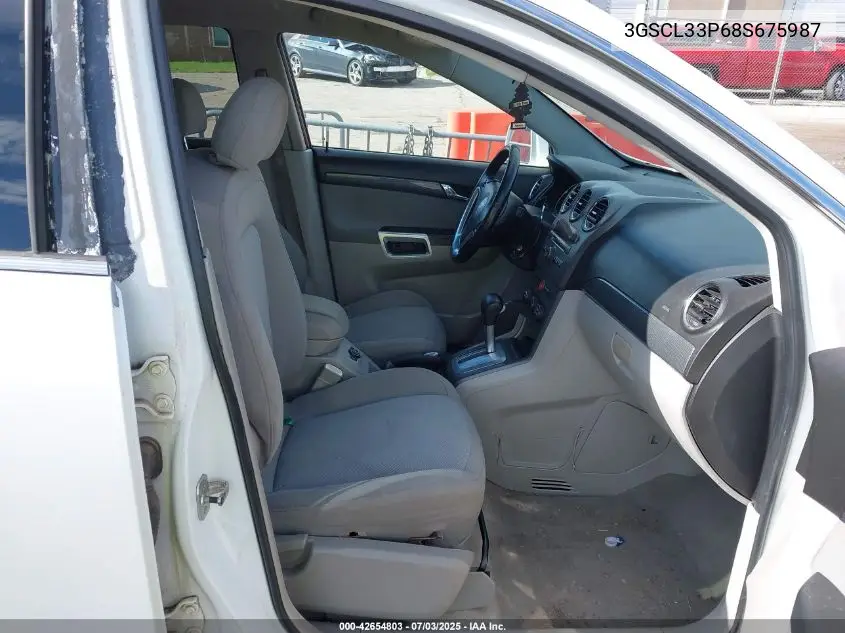 2008 Saturn Vue 4-Cyl Xe VIN: 3GSCL33P68S675987 Lot: 42654803