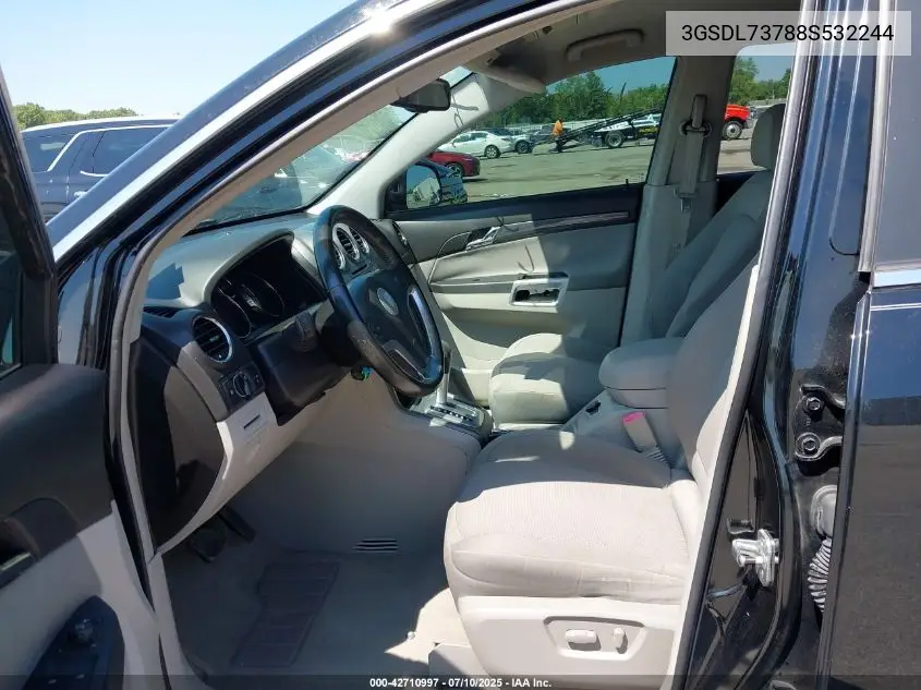 2008 Saturn Vue V6 Xr VIN: 3GSDL73788S532244 Lot: 42710997