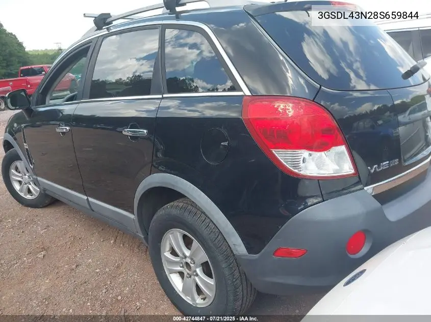 2008 Saturn Vue V6 Xe VIN: 3GSDL43N28S659844 Lot: 42744847