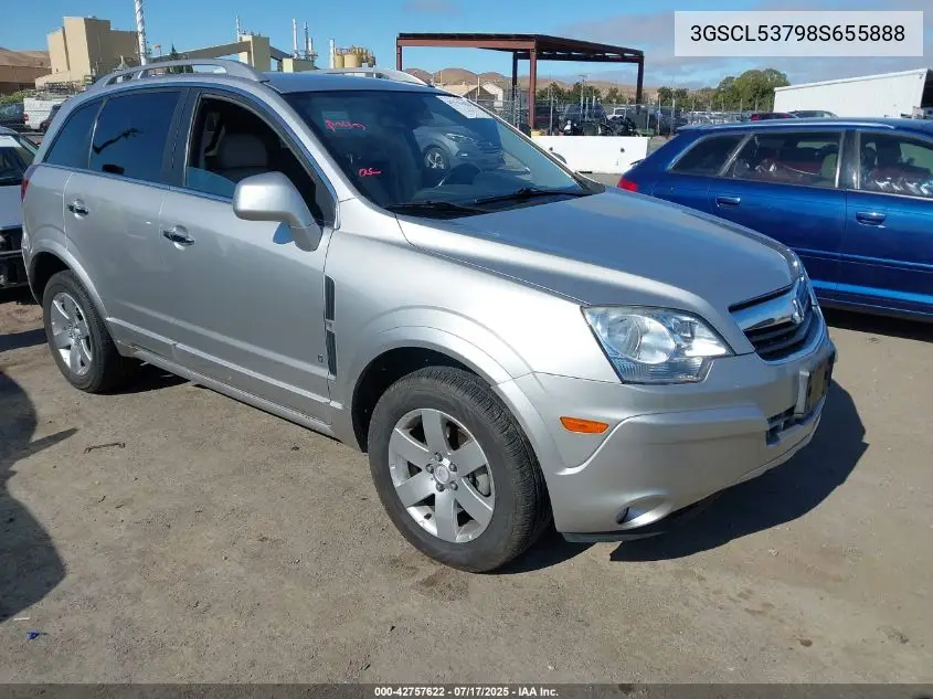 2008 Saturn Vue V6 Xr VIN: 3GSCL53798S655888 Lot: 42757622