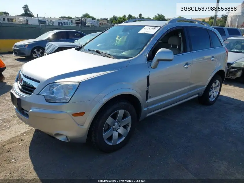 2008 Saturn Vue V6 Xr VIN: 3GSCL53798S655888 Lot: 42757622