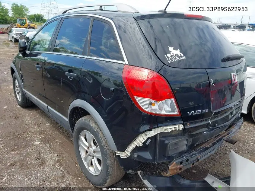 2009 Saturn Vue 4-Cyl Xe VIN: 3GSCL33P89S622953 Lot: 42198184