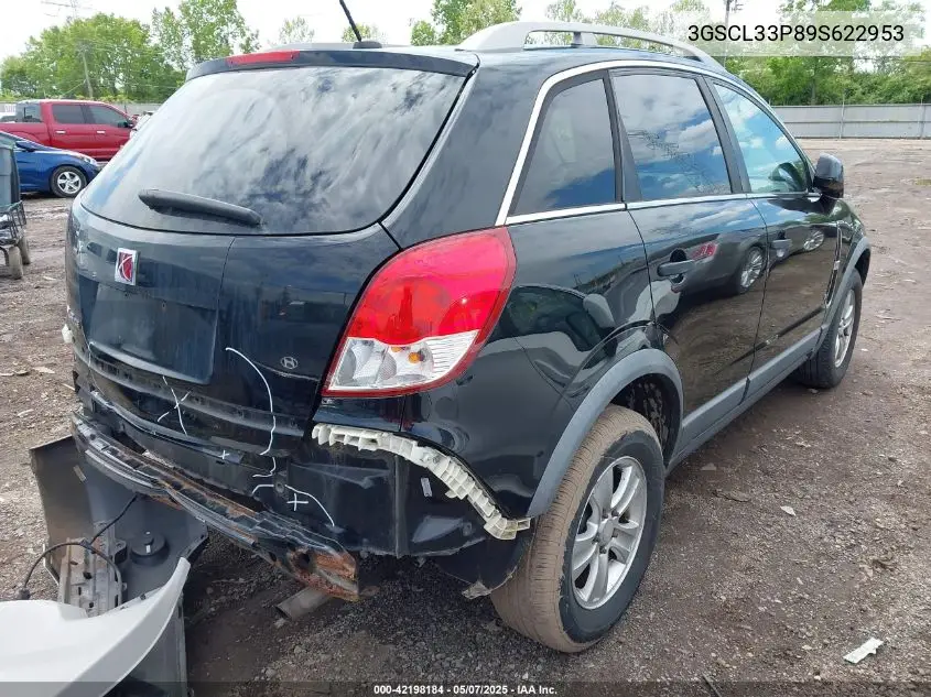 2009 Saturn Vue 4-Cyl Xe VIN: 3GSCL33P89S622953 Lot: 42198184