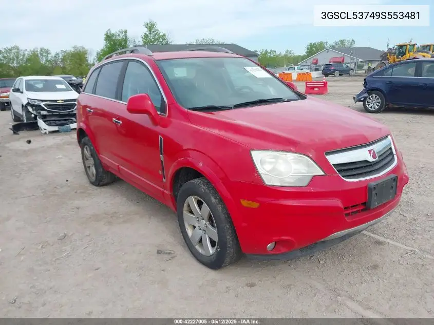 2009 Saturn Vue V6 Xr VIN: 3GSCL53749S553481 Lot: 42227005