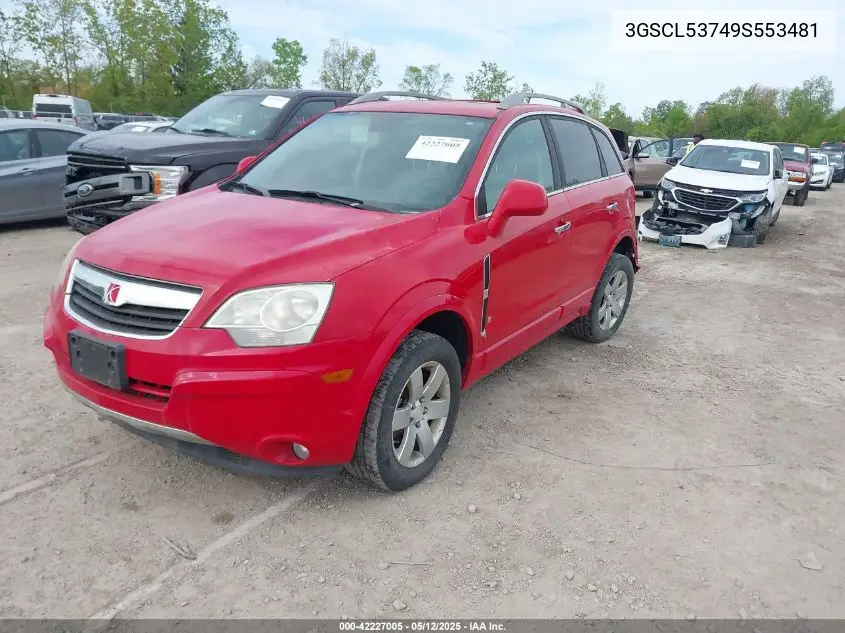 2009 Saturn Vue V6 Xr VIN: 3GSCL53749S553481 Lot: 42227005